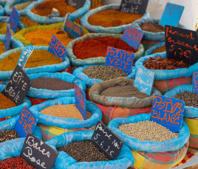 Marché de Sainte-Anne, épices