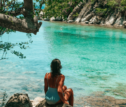 Plage Pain de sucre à Terre-de-haut Les Saintes